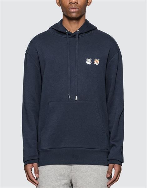Maison Kitsune Double Fox Patch Hoodie