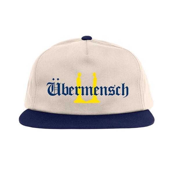 Ubermensch Snapback Hat ( White / Navy )
