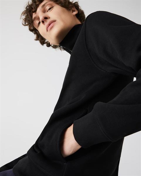 Lacoste Half Zip High Neck Sweater