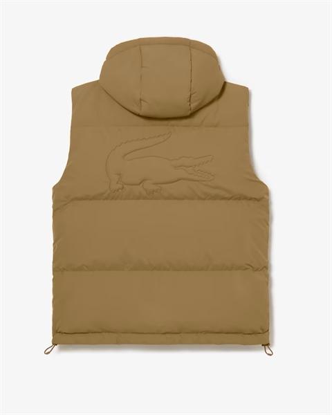 Lacoste Water-Repellent Puffer Hooded Vest