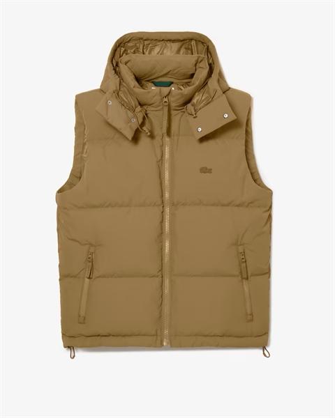 Lacoste Water-Repellent Puffer Hooded Vest