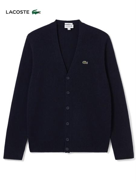Lacoste Knit V-Neck Cardigan