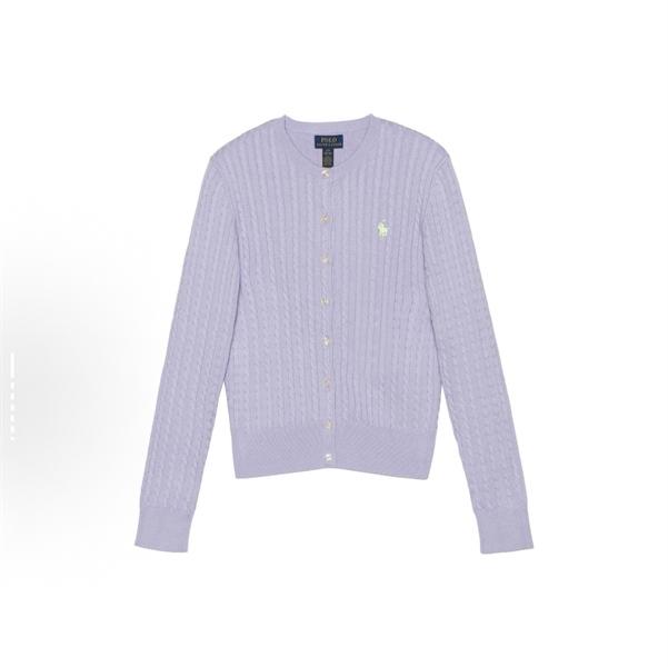 Ralph Lauren Mini Cable Cotton Cardigan