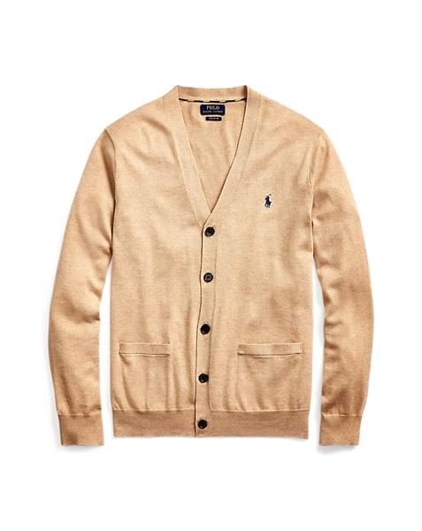 Ralph Lauren Cotton V-Neck Cardigan