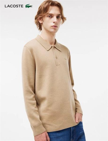 Lacoste Cotton Knit Longsleeves Polo