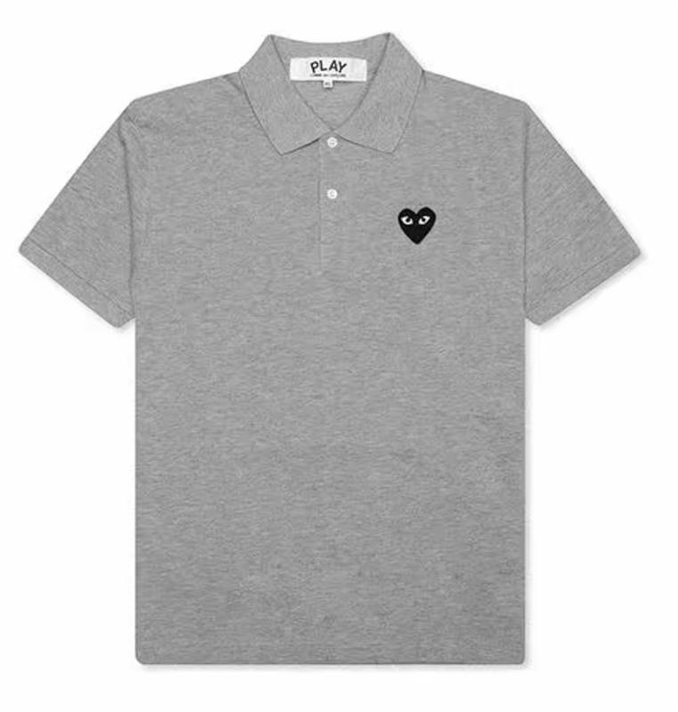CDG PLAY BLACK HEART POLO