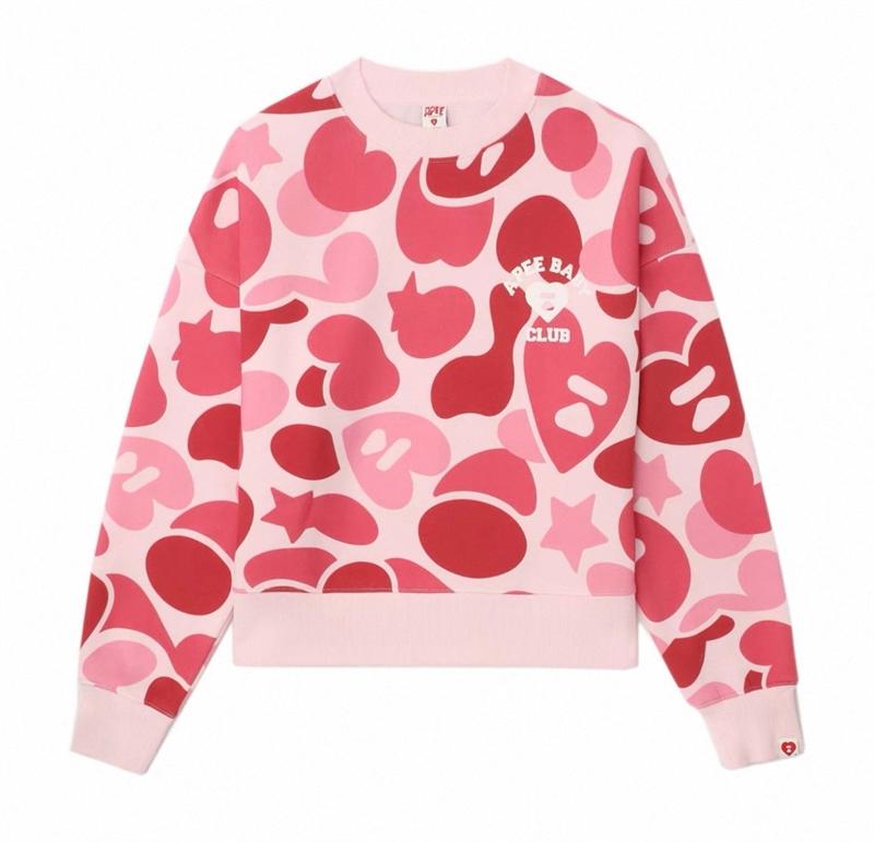 AAPE PINK CAMO SWEATER